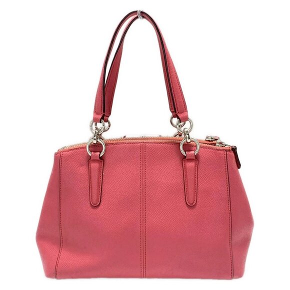 Auth COACH Mini Christie Carryall F57523 Pink Leather - Handbag - Picture 3 of 10